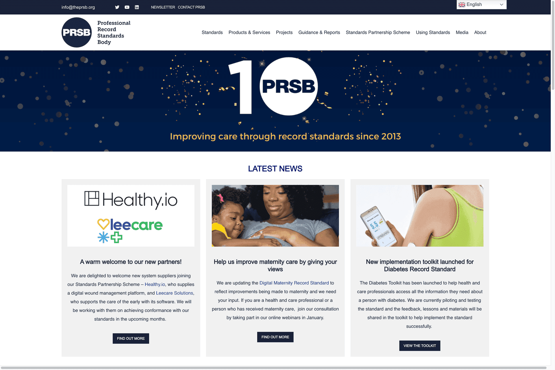 ThePRSB site preview